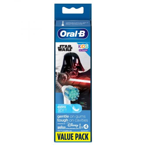 Oral-B Kids Star Wars Elektrische Zahnbürstenköpfe 4er